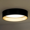 Duolla - LED-Deckenleuchte ROLLER LED/24W/230V d 45 cm schwarz/golden