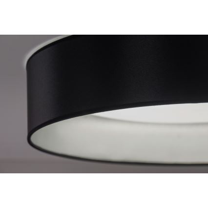 Duolla - LED-Deckenleuchte ROLLER LED/24W/230V d 45 cm schwarz/silbern