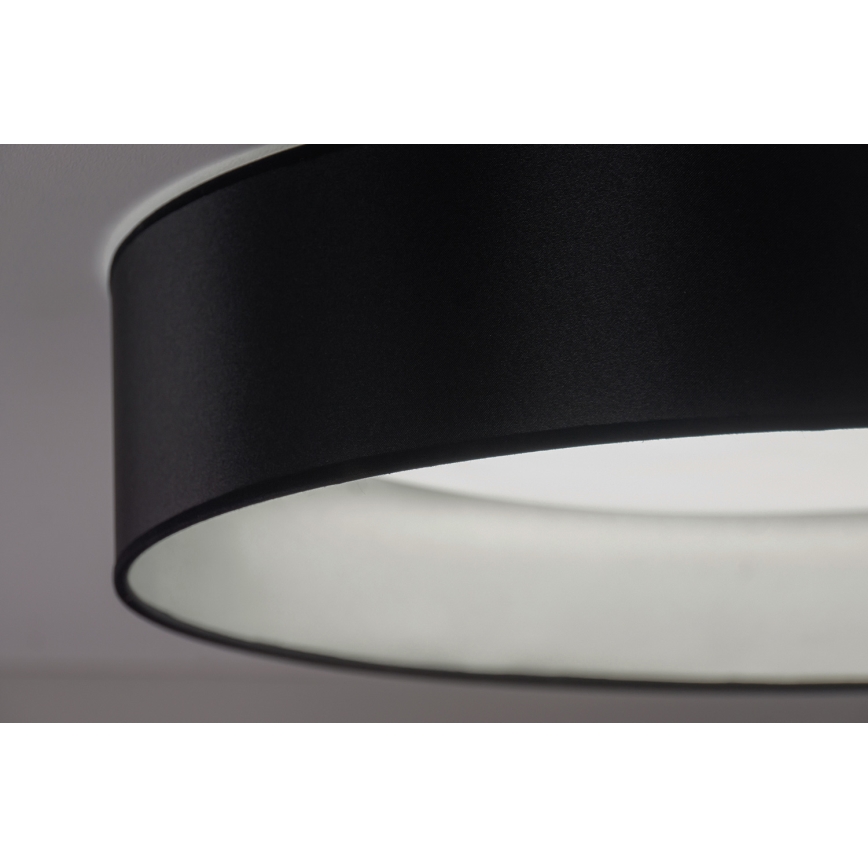 Duolla - LED-Deckenleuchte ROLLER LED/24W/230V d 45 cm schwarz/silbern