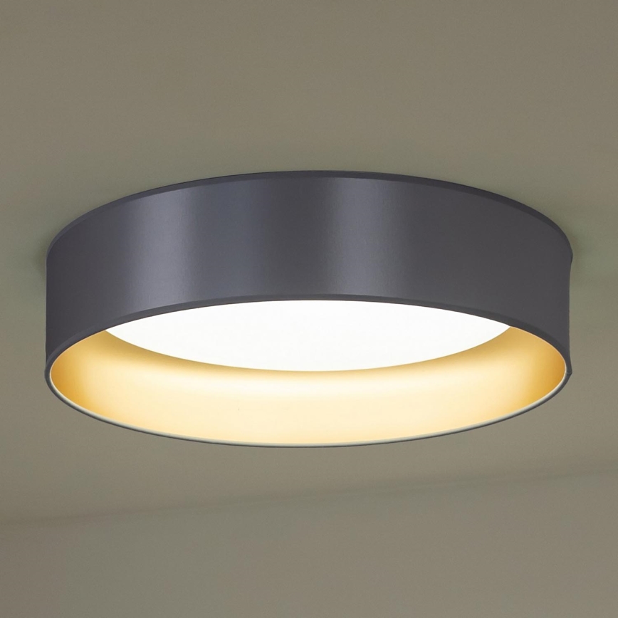 Duolla - LED-Deckenleuchte ROLLER LED/24W/230V d 45 cm silbern/golden