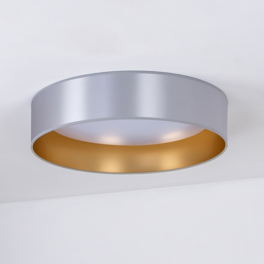 Duolla - LED-Deckenleuchte ROLLER LED/24W/230V d 45 cm silbern/golden