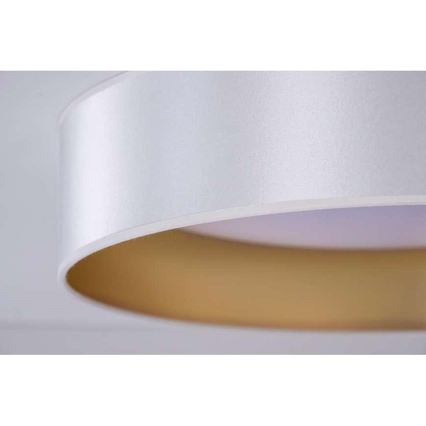 Duolla - LED-Deckenleuchte ROLLER LED/24W/230V d 45 cm silbern/golden