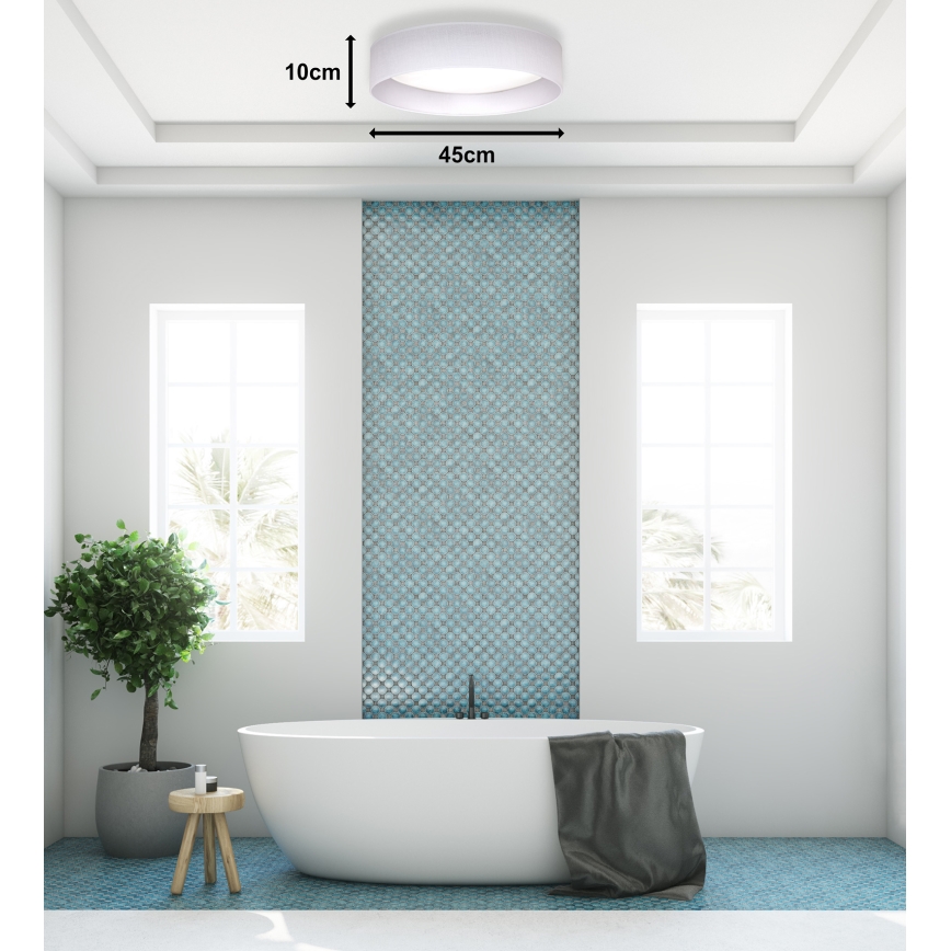Duolla - LED-Deckenleuchte ROLLER LED/24W/230V d 45 cm weiß