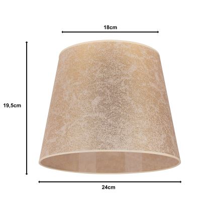 Duolla - Paralume  per lampada da tavolo CLASSIC M E27 diametro 24 cm oro