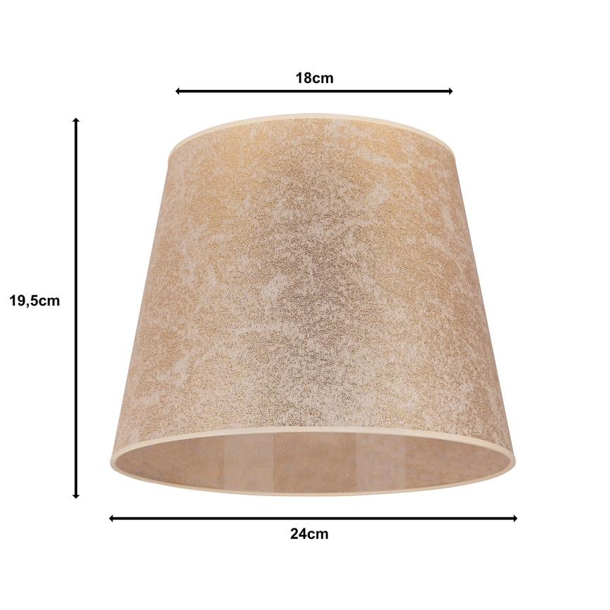 Duolla - Paralume  per lampada da tavolo CLASSIC M E27 diametro 24 cm oro