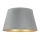 Duolla - Paralume per lampada da tavolo CONE M E27 diametro 28 cm grigio