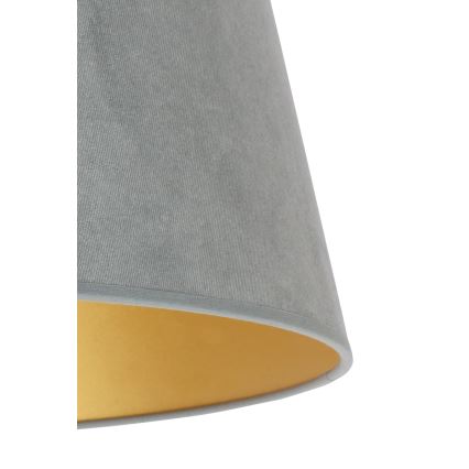 Duolla - Paralume per lampada da tavolo CONE M E27 diametro 28 cm grigio