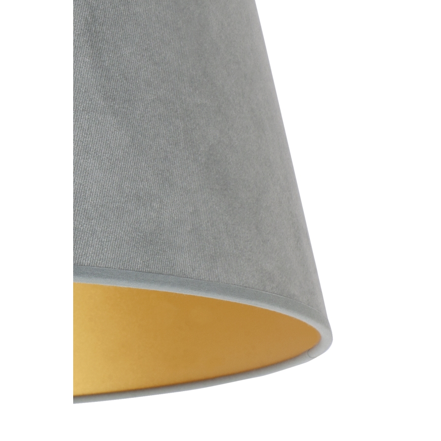 Duolla - Paralume per lampada da tavolo CONE M E27 diametro 28 cm grigio