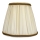 Duolla - Paralume per lampada da tavolo e da terra E27 diametro 18,5 cm color crema/marrone