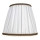 Duolla - Paralume per lampada da tavolo e da terra E27 Ø 18,5 cm bianco/marrone