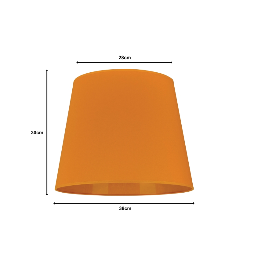 Duolla - Paralume per lampada da terra CLASSIC L E27 diametro 38 cm giallo