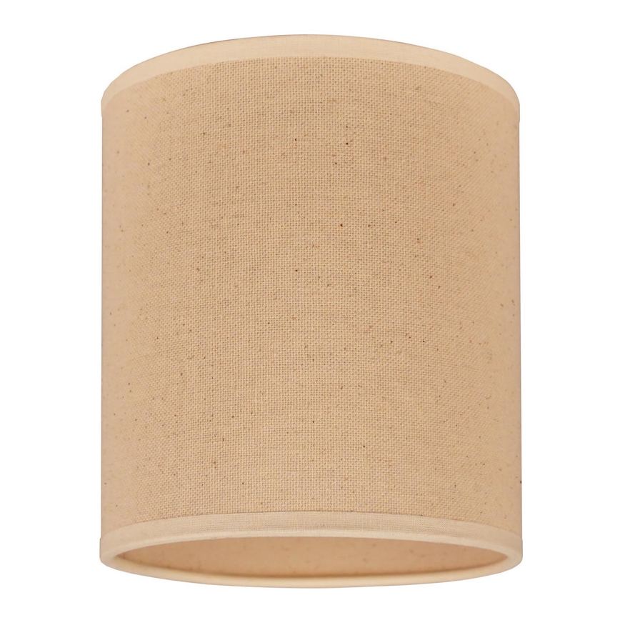 Duolla - Paralume per lampadari, lampade da terra e plafoniere ROLLER E27 diametro 13 cm beige