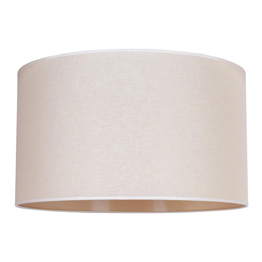 Duolla - Paralume per lampadari, lampade da terra e plafoniere ROLLER E27 diametro 40 cm beige