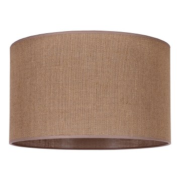 Duolla - Paralume per lampadari, lampade da terra e plafoniere ROLLER E27 diametro 50 cm marrone