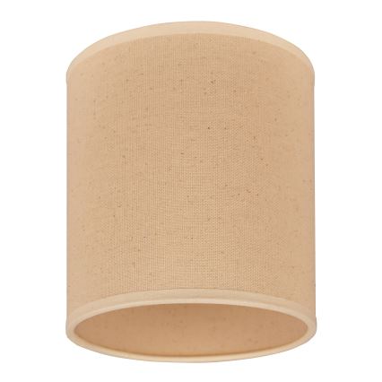 Duolla - Paralume per lampadari, lampade da terra e plafoniere ROLLER E27 diametro 13 cm beige