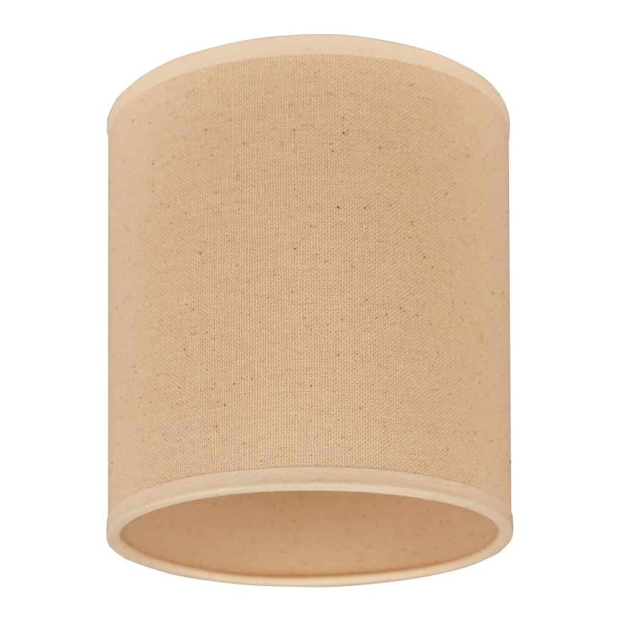 Duolla - Paralume per lampadari, lampade da terra e plafoniere ROLLER E27 diametro 13 cm beige