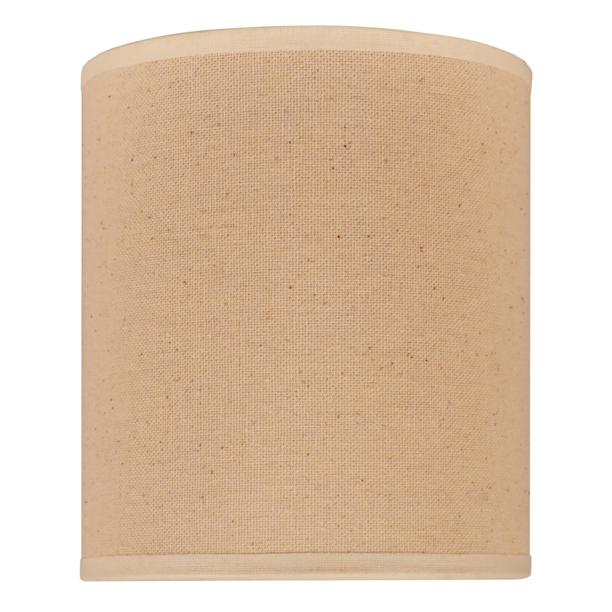 Duolla - Paralume per lampadari, lampade da terra e plafoniere ROLLER E27 diametro 13 cm beige