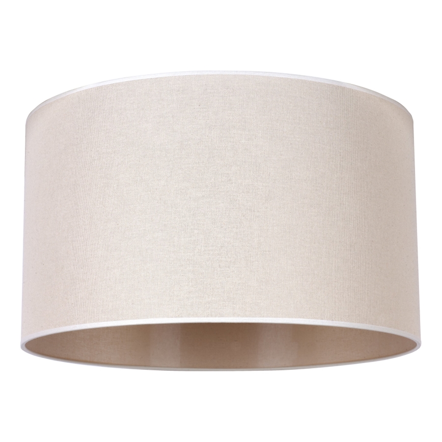 Duolla - Paralume per lampadari, lampade da terra e plafoniere ROLLER E27 diametro 40 cm beige