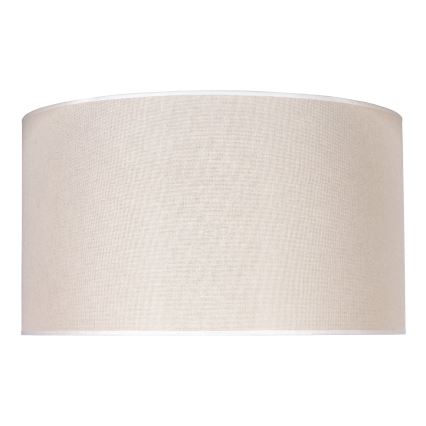 Duolla - Paralume per lampadari, lampade da terra e plafoniere ROLLER E27 diametro 40 cm beige