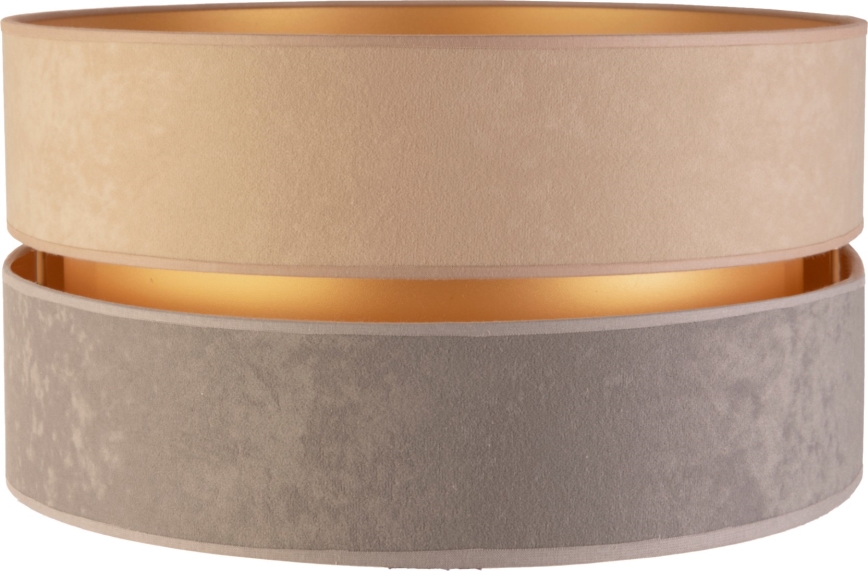 Duolla - Paralume universale DUO E27 diametro 40 cm beige/grigio/oro