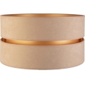 Duolla - Paralume universale DUO E27 diametro 40 cm beige/oro