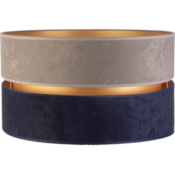 Duolla - Paralume universale DUO E27 diametro 40 cm grigio/blu/oro