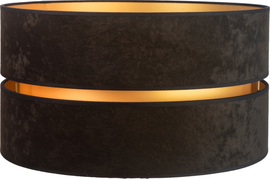 Duolla - Paralume universale DUO E27 diametro 40 cm nero/oro