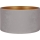 Duolla - Paralume universale VELVET E27 diametro 35 cm grigio/oro