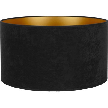 Duolla - Paralume universale VELVET E27 diametro 35 cm nero/oro