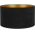 Duolla - Paralume universale VELVET E27 diametro 35 cm nero/oro