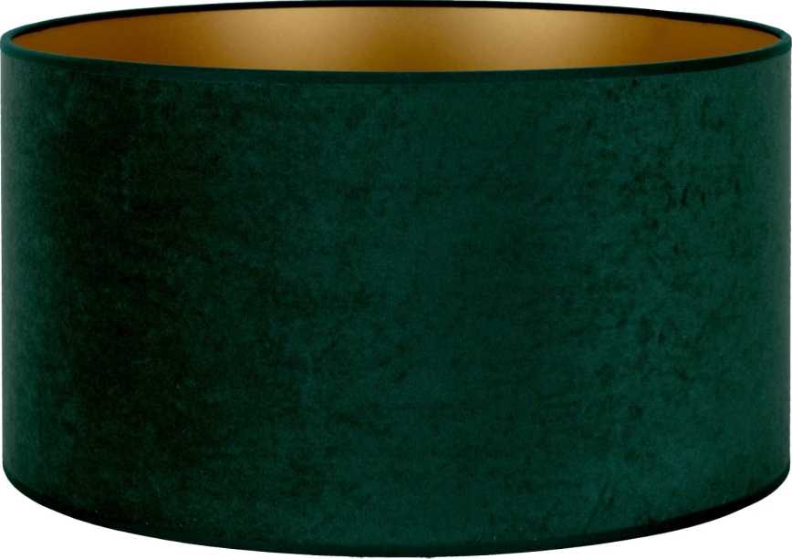 Duolla - Paralume universale VELVET E27 diametro 35 cm verde/oro