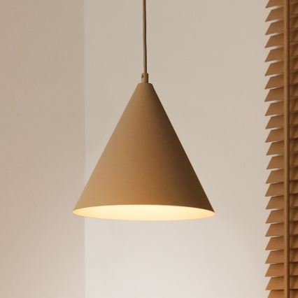 Duolla - Pendelleuchte mit Kabelaufhängung IRONLINE 1xG9/3W/230V Ø 25 cm beige