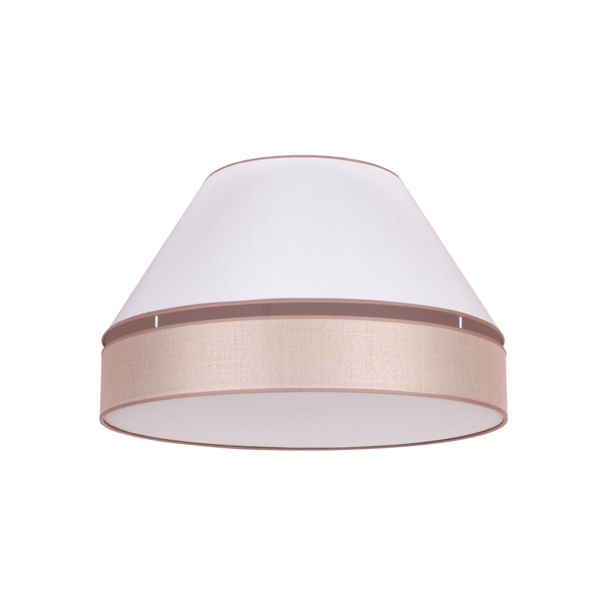 Duolla - Plafoniera AVIGNON 3xE27/15W/230V diametro 60 cm bianco/beige