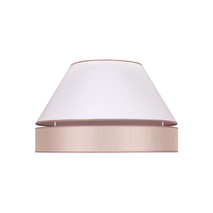 Duolla - Plafoniera AVIGNON 3xE27/15W/230V diametro 60 cm bianco/beige