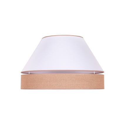 Duolla - Plafoniera AVIGNON 3xE27/15W/230V diametro 60 cm bianco/marrone