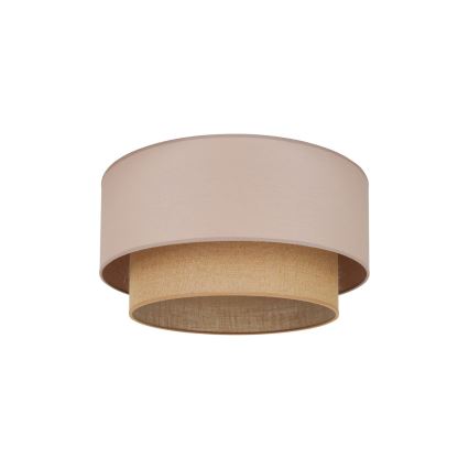 Duolla - Plafoniera BOHO 1xE27/15W/230V diametro 45 cm beige/marrone