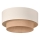 Duolla - Plafoniera BOHO 3xE27/15W/230V diam. 60 cm crema/beige