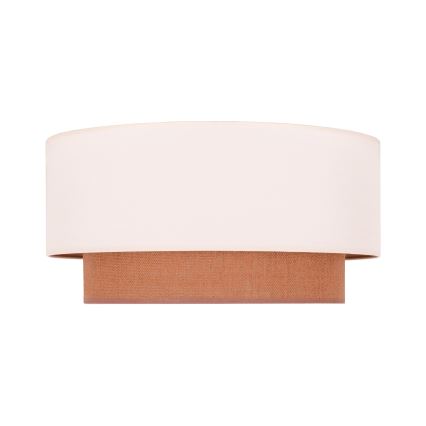 Duolla - Plafoniera BOHO 3xE27/15W/230V diametro 60 cm beige/marrone