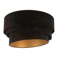 Duolla - Plafoniera DEVON 1xE27/40W/230V diametro 45 cm nero/oro