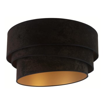 Duolla - Plafoniera DEVON 1xE27/40W/230V diametro 45 cm nero/oro