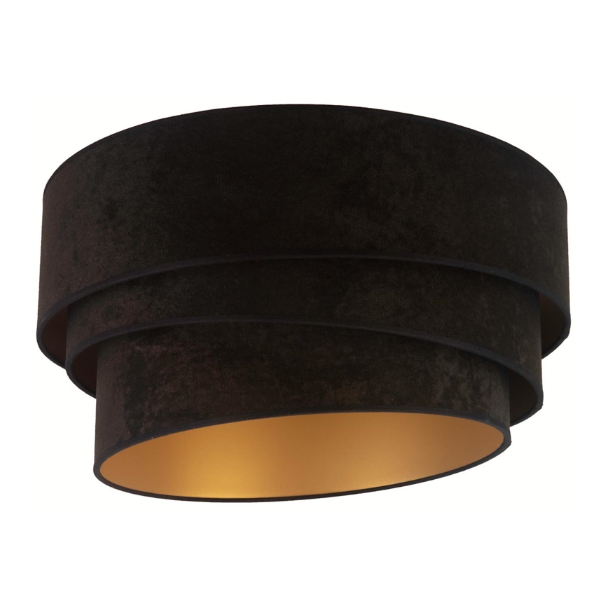 Duolla - Plafoniera DEVON 1xE27/40W/230V diametro 45 cm nero/oro