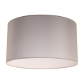 Duolla - Plafoniera DORSET 1xE27/40W/230V diametro 45 cm grigio
