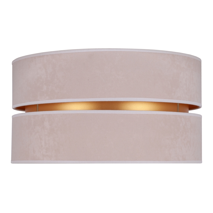 Duolla - Plafoniera DUO 1xE27/15W/230V diametro 40 cm beige/oro