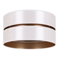 Duolla - Plafoniera DUO 1xE27/15W/230V diametro 40 cm bianco/oro