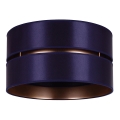 Duolla - Plafoniera DUO 1xE27/15W/230V diametro 40 cm blu/oro