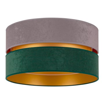 Duolla - Plafoniera DUO 1xE27/15W/230V diametro 40 cm grigio/verde/oro