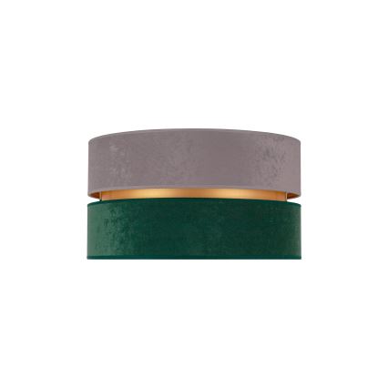 Duolla - Plafoniera DUO 1xE27/15W/230V diametro 40 cm grigio/verde/oro