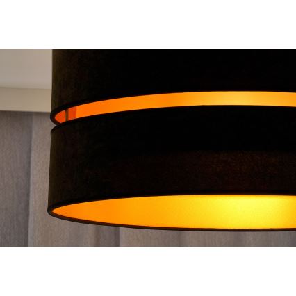 Duolla - Plafoniera DUO 1xE27/40W/230V diametro 40 cm nero/oro