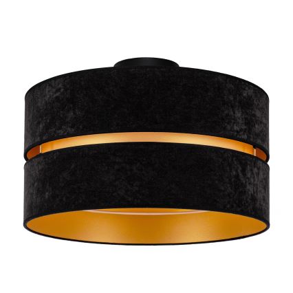 Duolla - Plafoniera DUO 1xE27/40W/230V diametro 40 cm nero/oro