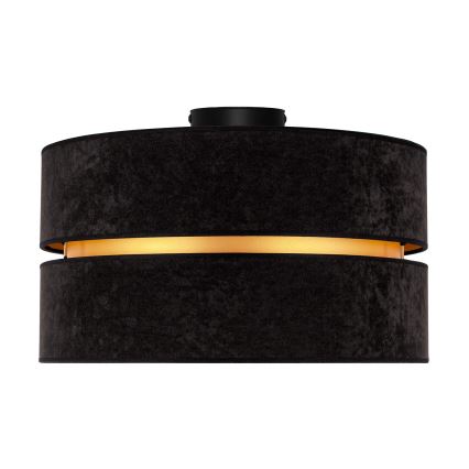 Duolla - Plafoniera DUO 1xE27/40W/230V diametro 40 cm nero/oro